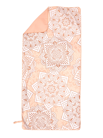 Microvezel-handdoek Beige mandala