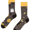 Vrolijke sokken Halloween kat
