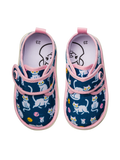 Vrolijke babyslippers Speels katje