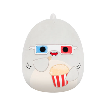 Squishmallows Gordon de grijze haai met popcorn, 35 cm