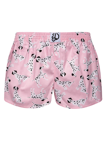 Vrolijke damesboxershorts Roze dalmatiërs