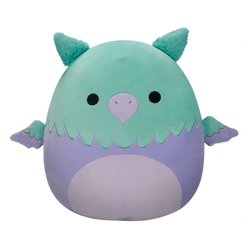 Squishmallows Minerva de aqua en paarse griffin, 30 cm