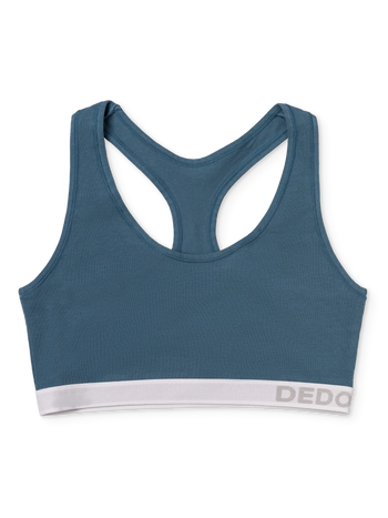 Diep groenblauwe damesbralette