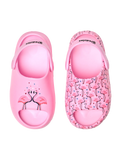 Vrolijke chunky babyklompen Flamingo's en hartjes