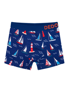 Vrolijke boxers voor jongens Vuurtoren & zeilboten
