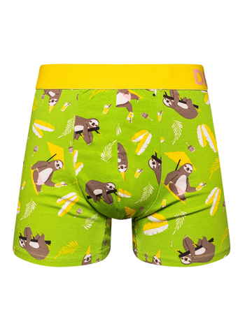 Vrolijke herentrunks Party luiaard