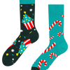 Vrolijke sokken Kerstmis snoepjes