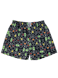 Vrolijk herenboxershort Sociaal opladen