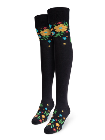 Vrolijke overknees Bloemen