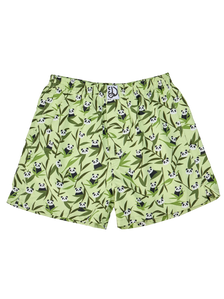 Vrolijk herenboxershort Panda's en bamboe