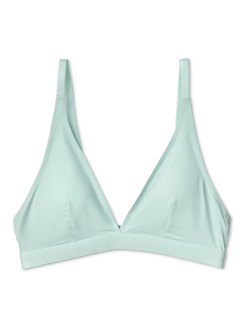 Lichtgroene naadloze driehoek-bralette