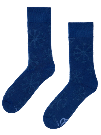 Warme sokken Pluizige sneeuwvlokjes