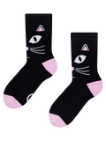 Vrolijke warme kindersokken Kattenblik