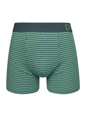 Pastelgroene trunks voor heren met patroon