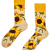 Vrolijke bamboe sokken Bloeiende zonnebloem
