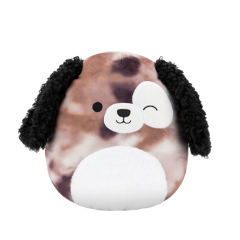 Squishmallows Zerdan de knipogende bruin gemarmerde hond, 30 cm