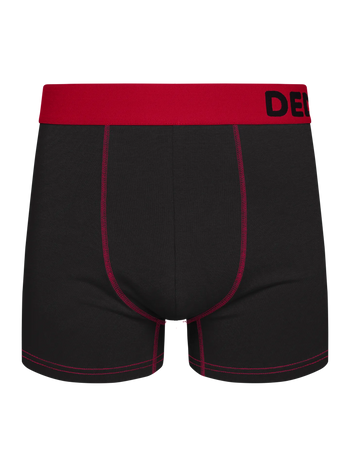 Herentrunks zwart en rood