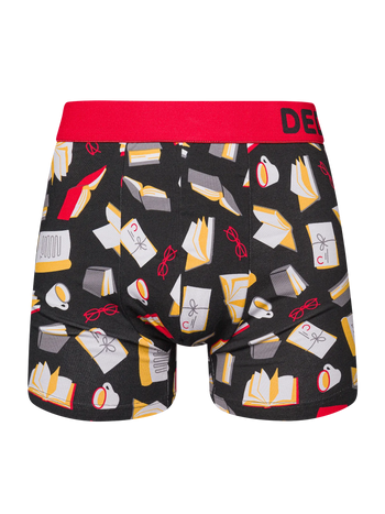 Vrolijke herentrunks Boekenliefhebber