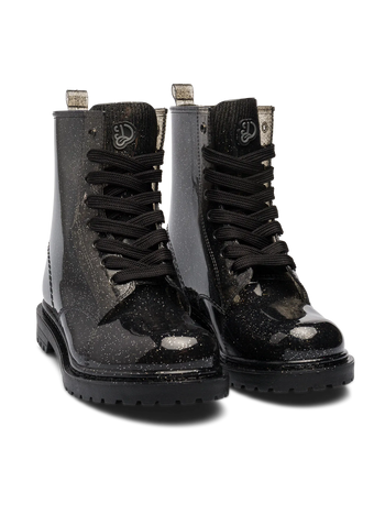 Regenlaarzen voor dames Zwart glitter