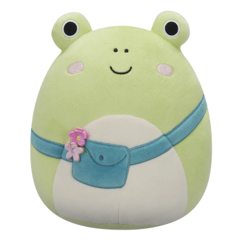 Squishmallows Wendy de kikker met crossbody tas, 20 cm
