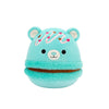 Squishmallows Belinda de Teal Bear Macaron met chocoladevulling en roze druppel, 20 cm