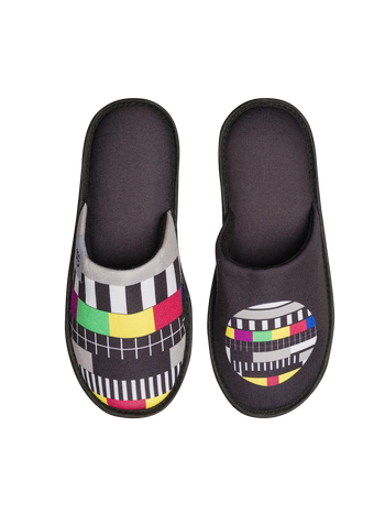 Vrolijke slippers Testbeeld