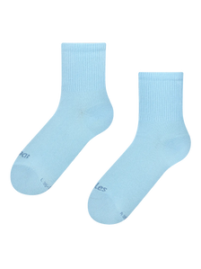 Crewsokken Poederblauw