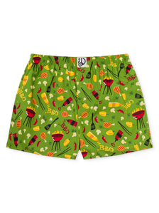 Vrolijk boxershort voor heren Barbecue seizoen