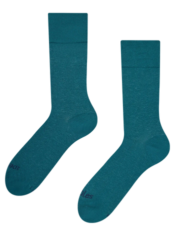 Blauwgroene sokken