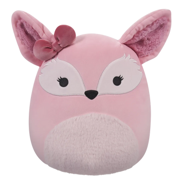 Squishmallows Miracle de roze vos met strik, 30 cm