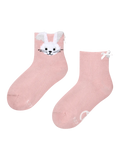 Meisjes cutecore sokken Wit konijn