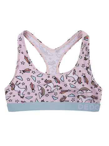 Vrolijke damesbralette Regenboog Eenhoorn