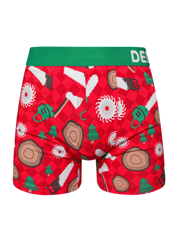 Vrolijke herentrunks Houtsnijder