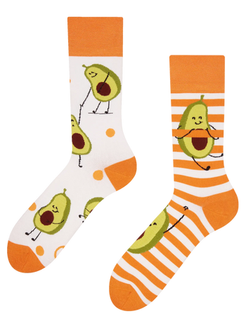 Vrolijke sokken Vrolijke avocado