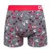 Vrolijke herentrunks Formule race