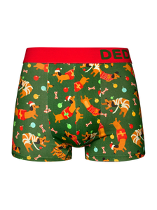 Korte herentrunks Teckel en cadeaus