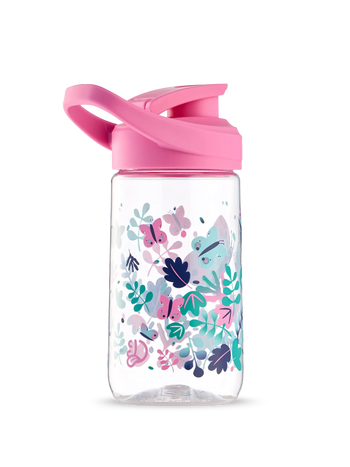 Vrolijke waterfles Bladeren & vlinders 470ml