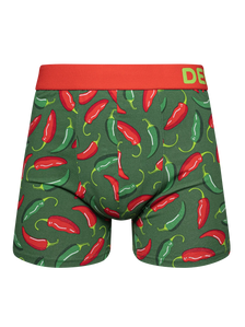 Vrolijke herentrunks Chilipepers