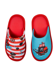 Vrolijke kinderslippers Piraten