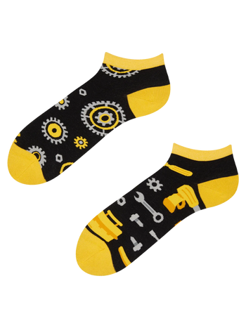 Vrolijke enkelsokken Monteur