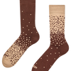 Warme sokken Bruin en beige