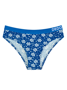 Modal damesslip Blauwdruk