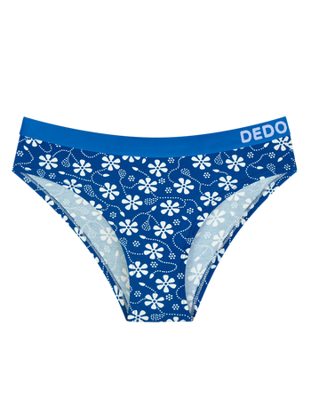 Modal damesslip Blauwdruk