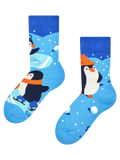 Kindersokken Schaatsende pinguïns