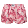 Vrolijke damesboxershorts Roze bladeren