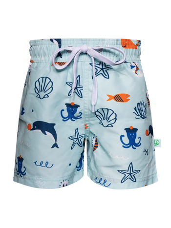 Vrolijke zwemshorts voor jongens Zeedieren