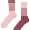 Warme sokken Oud roze tri-color