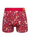 Vrolijke herentrunks Bier en barbecue