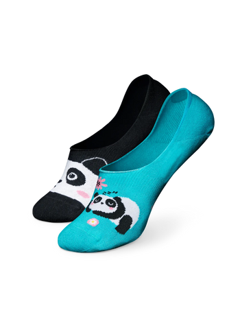 Vrolijke no-show sokken Panda