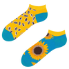 Vrolijke enkelsokken Zonnebloem